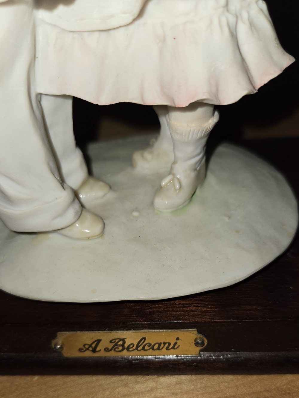 A. Belcari Boy And Girl 1984 Made In Italy 9 In Tall "Dear Arnart" Dancing - Picture 6 of 6